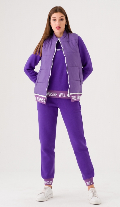 WRITTEN THREE PIECES TRACKSUIT 