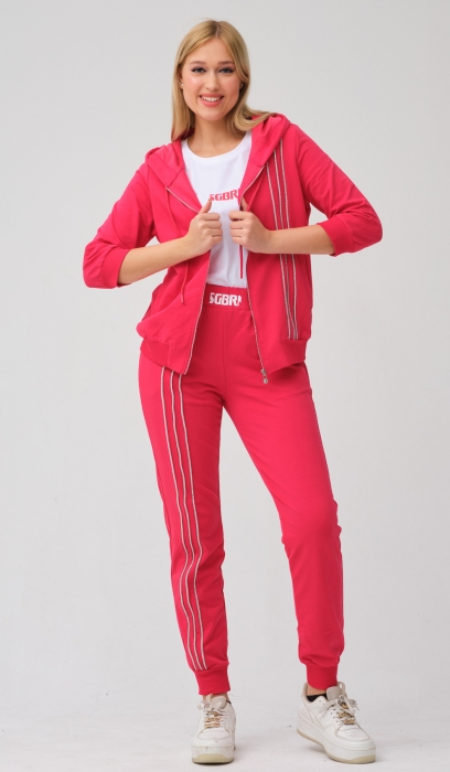 THREE PIECES TRACKSUIT WITH STONES 
