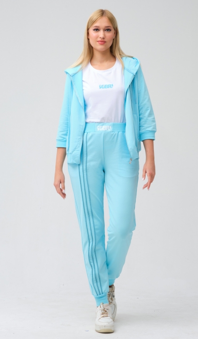 THREE PIECES TRACKSUIT WITH STONES 