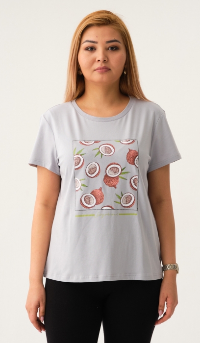 COCONUT PRINTED T