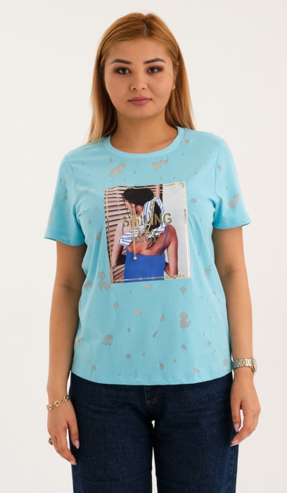 SMILING ACE PRINTED T
