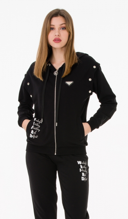 HOODED TRACKSUIT WITH ZIPPER SGCHRM 